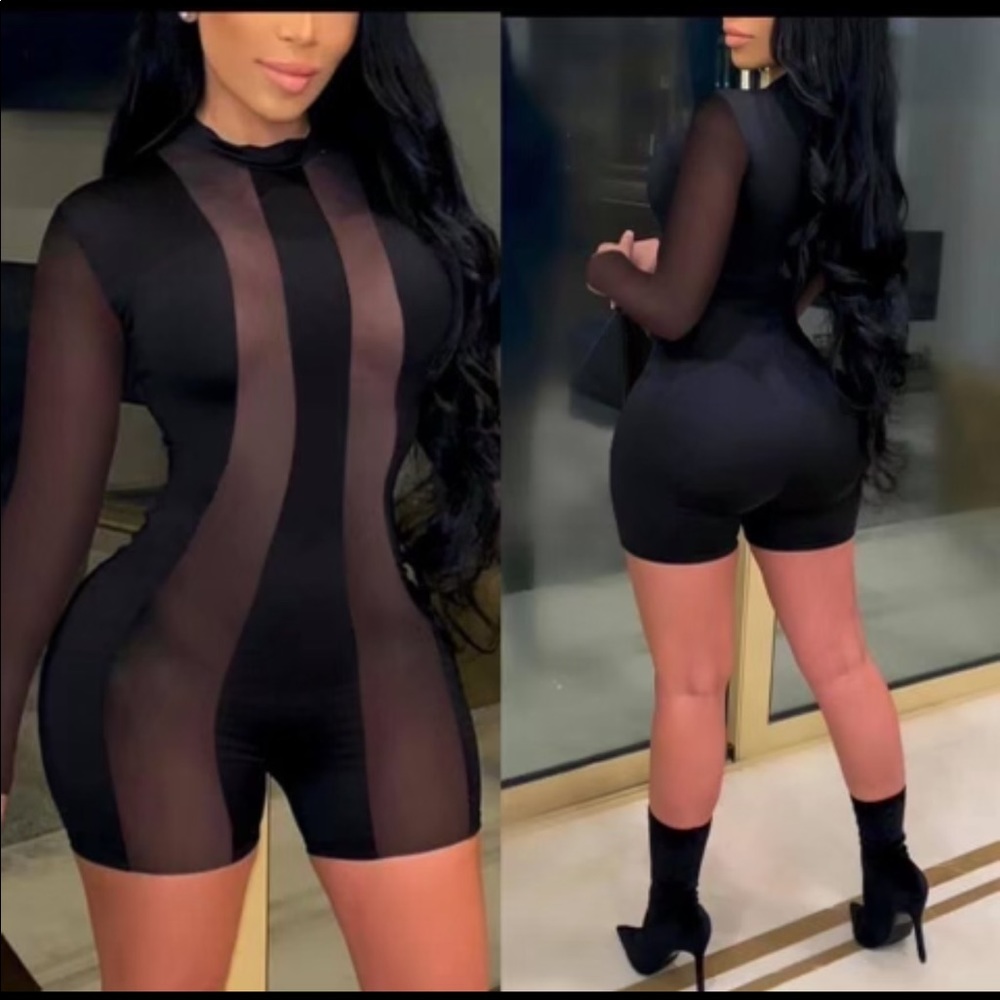 See Through Romper (BRAND NEW)